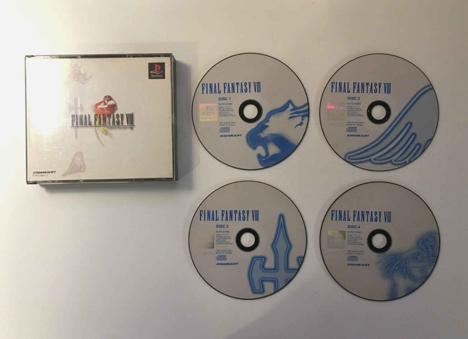 Final Fantasy VIII 8 [NTSC-J] PS1 (JP PlayStation 1) Box