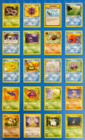 40 Lot Vintage Pokémon TCG Cards NM-LP All Unique Fossil / Jungle