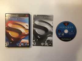 Superman Returns PS2 (Sony PlayStation 2, 2006) EA - DC - CIB Complete W/Manual