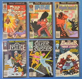 LOT OF  11 VINTAGE MISC. COMIC BOOKS! Marvel Spiderman Silver Surfer F-VF