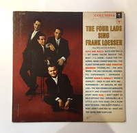 The Four Lads Sing Frank Loesser LP Vinyl Records (1957) Columbia CL 1045