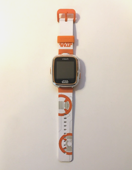 Vtech Star Wars White Orange Smartwatch D5 - Tested & Works - US Seller