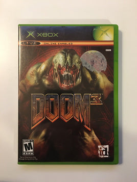 Doom 3 (Microsoft Xbox, 2005) CIB Complete W/Manual - US Seller