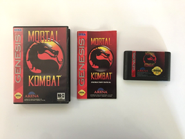 Mortal Kombat (Sega Genesis, 1993) CIB Complete w/Manual - US Seller