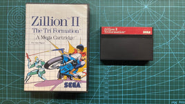 Zillion II: The Tri Formation (Sega Master System, 1988) - Case, Cartridge