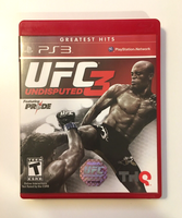 UFC Undisputed 3 [Greatest Hits] PS3 (Sony PlayStation 3, 2012) CIB Complete