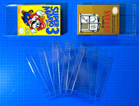 10x Nintendo NES CIB Clear Protective Acrylic PET Plastic Box Case Archival