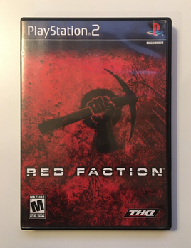 Red Faction [Black Label] PS2 (Sony PlayStation 2, 2001) THQ - CIB Complete