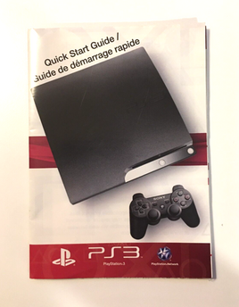 PS3 Playstation 3 Slim System Quick Start Guide v2.0 Manual Poster - US Seller