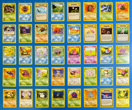 40 Lot Vintage Pokémon TCG Cards NM-LP All Unique Fossil / Jungle